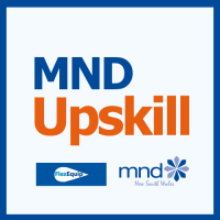 MND Upskill logo with FlexEquip and MND NSW logos